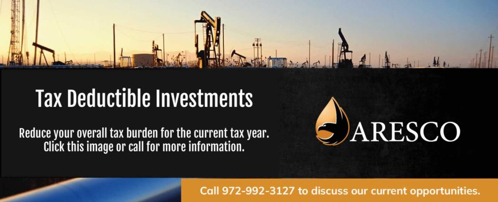 Tax Deductible Investments in Oil & Gas